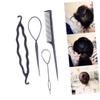 FOMIYES 2pcs Hair Styling Kit for Women Spiral Hair Clip and Sponge Bun Accessories for Easy Updos and Curls for Salon and Home Use view 4