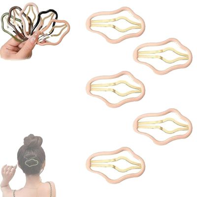 10pcs Metal Hollow Out Hair Barrettes, Cloud-shaped Hollow Clip, Cutout Snap Broken Hair Clips, Cloud Shaped Hollow Clip, Cloud Shaped Non Slip Hairpin, Minimalist Hair Clip (Color : F)