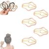 10pcs Metal Hollow Out Hair Barrettes, Cloud-shaped Hollow Clip, Cutout Snap Broken Hair Clips, Cloud Shaped Hollow Clip, Cloud Shaped Non Slip Hairpin, Minimalist Hair Clip (Color : F) view 1