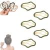 10pcs Metal Hollow Out Hair Barrettes, Cloud-shaped Hollow Clip, Cutout Snap Broken Hair Clips, Cloud Shaped Hollow Clip, Cloud Shaped Non Slip Hairpin, Minimalist Hair Clip (Color : D) view 1