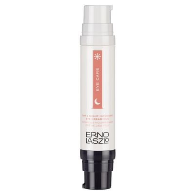 Erno Laszlo Day & Night Anti-Wrinkle Intensive Eye Cream, Mature Skincare, Anti-Aging Eye Cream Helps with Dark Circles, Fine Lines, Crows Feet, 2 x 0.27 Fl. Oz.