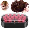 15pcs Electric Hair Perm Rods with Hair Clips, Low Temperature Hair Styling, Constant Temperature forand Lasting Hair Curling (US Plug) view 1