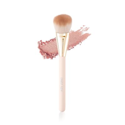 ENZO KEN Angled Blush Brush, Blush Makeup Brush, Detail Blush Brush, Fluffy Blush Brushes for Cheeks, Contour Makeup Brushes, Power Contour Brush - Gold and Pink, 11L04B