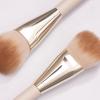 ENZO KEN Angled Blush Brush, Blush Makeup Brush, Detail Blush Brush, Fluffy Blush Brushes for Cheeks, Contour Makeup Brushes, Power Contour Brush - Gold and Pink, 11L04B view 4