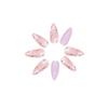 Luluizy Press On Nails Almond Shape Glossy Finish Nail Tips Reusable Kit in sizes with Nails Glue Gel Sticker Cuticle pusher 5 Accessories (Baby Purple) view 1