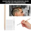 Trimmer Hair Engraving Pen, Styling Tool Eyebrow Shaving Pen, Facial Beard Styling for Hair Engraving Eyebrow Shaving (Gold) view 3