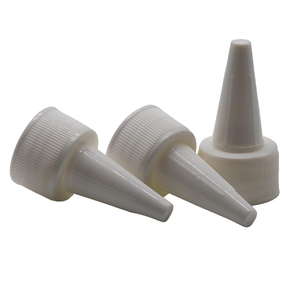 100pcs/lot Twist Lid 24MM,Hair Gel Water Bottle Cap,Replacement Cover for Glue Bottle,Dropper Nozzle Twist Off Cap