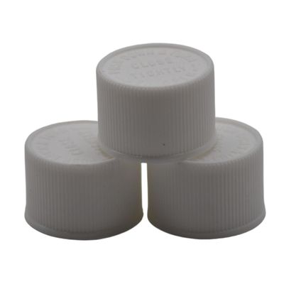 100pcs/lot White 20mm Double-layer Bottle Cap,Childproof Lid,Press&Turn Plastic Cap with Aluminum Foil Gasket Inside