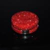 Daofaith Bling Diamond Makeup Powder Empty Container, Cushion Foundation Case with Round Mirror, Air Cushion Puff Case, Foundation BB Cream Box -Red view 1