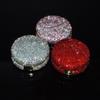 Daofaith Bling Diamond Makeup Powder Empty Container, Cushion Foundation Case with Round Mirror, Air Cushion Puff Case, Foundation BB Cream Box -Red view 4