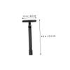 FOMIYES 3 Sets Manual Shaver Edge Razor Blades Shaver Metal Razor Manual Shaving Cutter Old Type Razor Manscape Trimmer for Men Reusable Razor Hair Razor Beard Double Sided Abs Double Edge, Black view 2
