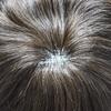 Full French Lace Mens Toupee Human Hair Replacement System Soft Lace Bleached Knots Natural Hairpieces for Men 7"X9" #210 Darkest Brown with 10% gray hair-90% density view 4