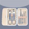 7/8/10/16/18pcs Nail Clipper Set Stainless Steel Manicure Tool Ear Pick Dead Skin Scissors Beauty Tools Set,8pcs2 view 1