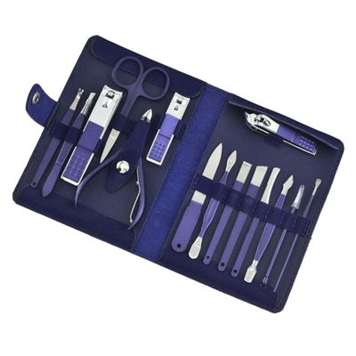 4/7/10/12/15/18pcs Manicure Set Nail Clippers Travel Grooming Kits with Package,15 sets