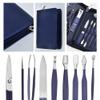 4/7/10/12/15/18pcs Manicure Set Nail Clippers Travel Grooming Kits with Package,15 sets view 3
