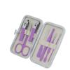 18pcs Stainless Steel Nail Clipper Tool Set Nail Pedicure Beauty Pliers Beauty Set,7PCS Purple view 1