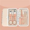 7/8/10/16/18pcs Nail Clipper Set Stainless Steel Manicure Tool Ear Pick Dead Skin Scissors Beauty Tools Set,8pcs view 1