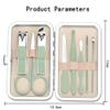 7/8/10/16/18pcs Nail Clipper Set Stainless Steel Manicure Tool Ear Pick Dead Skin Scissors Beauty Tools Set,8pcs4 view 2