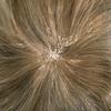Full French Lace Mens Toupee Human Hair Replacement System Soft Lace Bleached Knots Natural Hairpieces for Men 7"X9" #7 Very Light Brown-120% density view 4