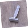 FOMIYES 2pcs Safety for Men Stainless Steel Textured Grip Professional Barbershop Home Use No Irritation Pattern view 3