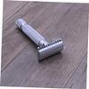 FOMIYES 2pcs Safety for Men Stainless Steel Textured Grip Professional Barbershop Home Use No Irritation Pattern view 4