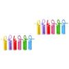 FOMIYES 12pcs Bottle Protective Cover Case Silicone Roller Bottle Holder Sleeve Beads for Secure Carrying and Non-fading Design view 1