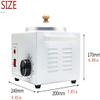 Waxing kit Wax Melting Machine Wax Warmer with Cooling Ventilation Pipe Temperature Control Knob Hard Wax Kit Wax Warmer Suitable for Use in Homes Beauty Salons Ect view 2