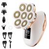 Electric Razor for Women, 7D Facial Hair Removal, 5-in-1 Wet/Dry Bikini Trimmer, Electric Shaver for Women, Rechargeable Face Shaver for Arms Legs Armpit Pubic Area, Painless Womens Grooming Kit view 1