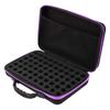 Xcello 60 Bottle Essential Oil Carrying Case, Hard Shell EVA Organizer for 5ml and 15ml Bottles(31cm-Violet) view 1