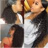 Kiss darling LASHES 24 Inches Curly Ponytails Human Hair Drawstring Ponytail Extension Jerry Curly Clip in Pony Tail Hair Extensions Hair Pieces for Women 150grams Natural Black 1b view 2