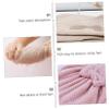 FOMIYES 3pcs Absorbent Hair Cap Hair Towel Wrap for Women Quick Dry Soft Comfortable Hair Drying Towel Bow view 2