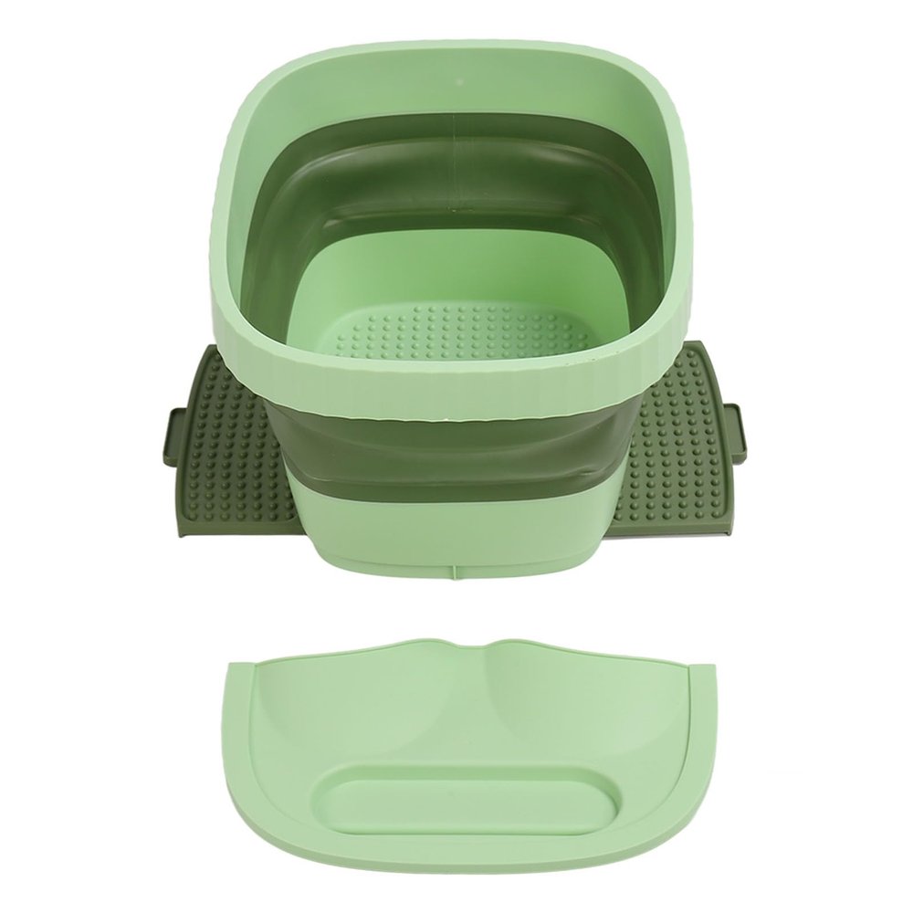 Foot Bath Basin, Foldable Foot Soak Tub,Household Foldable Foot Bath Soak Tub, Travel Portable Foot Bath Basin for Soaking Feet (Green)