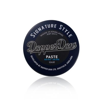 Dapper Dan Signature Style Paste for Men, High Hold Low Shine Hair Clay, Texturizing & Defining Formula, Reworkable Styling, Barber Quality, Short to Medium Hair, Made in the UK, 3.38 fl oz