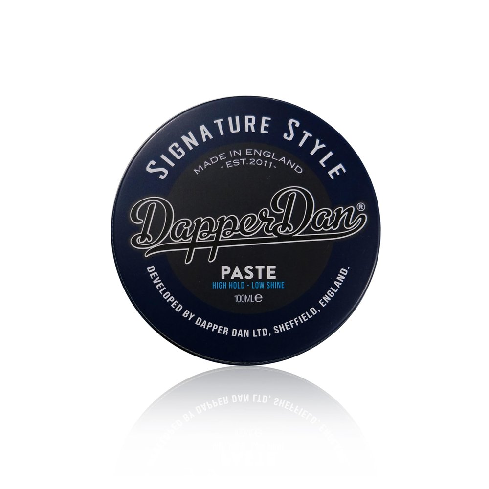 Dapper Dan Signature Style Paste for Men, High Hold Low Shine Hair Clay, Texturizing & Defining Formula, Reworkable Styling, Barber Quality, Short to Medium Hair, Made in the UK, 3.38 fl oz