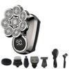EKHOU Head Shavers for Bald Men, 6 in 1 Electric Razor Men Grooming Kit Wet Dry Electric Shaver LCD Display Beard Hair Trimmer Rechargeable Bald Head Shaving Machine