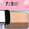 Perfect Dual Color Eyeshadow - Two Tone Lazy Makeup, Portable, Highly Pigmented, Exquisite Glitters, Waterproof, Long-Lasting (#01+#02+#04) view 3