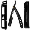 YNR England Shaving Product Straight Cut Throat Razor Professional Barber Manual Folding Mustache Beard Shaving Razors for Men Black view 1