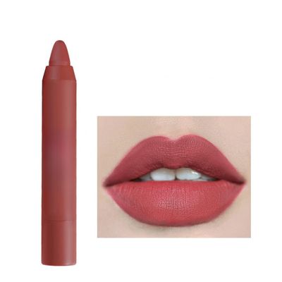 Agrifilm Matte Velvet Lipstick Lip Crayon Nourishing Non-Stick Cup Lip Stain Lip Gloss,Long-lasting Waterproof Lip Stick Lip Makeup for Women (9)