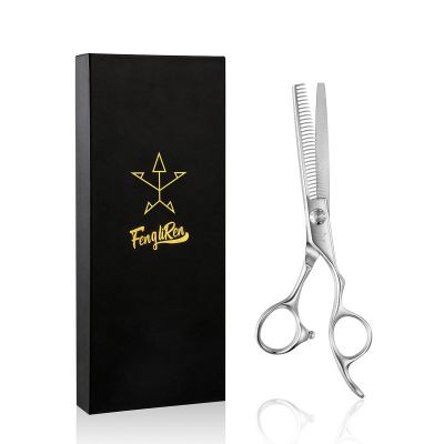 Fengliren High-end Professional Hair Thinning Scissors Hair Cutting Teeth Shears Barber Hairdressing Texturizing Scissor Extremely Very Sharp 6 Inch Stainless Steel Alloy For Men,Women,Salon & Home