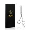 Fengliren High-end Professional Hair Thinning Scissors Hair Cutting Teeth Shears Barber Hairdressing Texturizing Scissor Extremely Very Sharp 6 Inch Stainless Steel Alloy For Men,Women,Salon & Home view 1