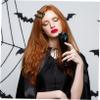 minkissy 15 Pcs Womens Hair Clips Bat Headband Devil Headpiece Halloween Bat Hairpin Hair Clamps Halloween Hair Clip Hair Accessories for Girls Hairpins Vintage Set Miss view 3