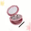 POPETPOP 3pcs Empty Makeup Eyeshadow Palette Lipstick Box Organizer with Mirror view 3