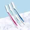 The Crme Shop Fuzz Off! Angled Brow Razors | Dermaplaning Tool for Face | Face Razors for Women | Stocking Stuffers for Women (Pack of 3) view 2