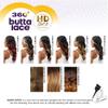 Sensationnel Butta 360 Lace Wigs - Unit 1 Wider Parting 360 Degree Lace Glueless Synthetic Preplucked Hairline (LIGHTASHBROWN) view 4