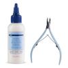 Blue Cross Professional Nail Care, Hydrating, Moisturizing, Strengthening Cuticle Remover + Softener Cream with 6mm Jaw Cuticle Nippers, 2 Pack view 1