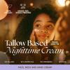 Eat My Face Grass Fed Tallow Night Cream for Face  Hydrating Anti Wrinkle Cream for Face with Shea Butter, Cocoa Butter & Vitamin E | Anti Aging Men & Women Restorative Night Moisturizer, 4.0 fl oz view 2