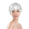3d Flower Print Double Layer Waterproof Shower Cap, Suitable For All Hair Lengths (10.6 X 4.3 Inches) view 3