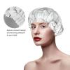 3d Flower Print Double Layer Waterproof Shower Cap, Suitable For All Hair Lengths (10.6 X 4.3 Inches) view 4