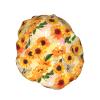 Beautiful Sunflower Print Double Layer Waterproof Shower Cap, Suitable For All Hair Lengths (10.6 X 4.3 Inches) view 2