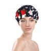 American Flag Stars Stripes Print Double Layer Waterproof Shower Cap, Suitable For All Hair Lengths (10.6 X 4.3 Inches) view 3